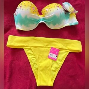 Victoria’s Secret Beach Sexy Push Up Two Piece Bikini Set